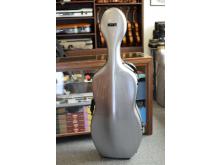 『超輕』大提琴碳纖盒：ViolinerString-Compact 大提琴盒 (拉絲銀) 